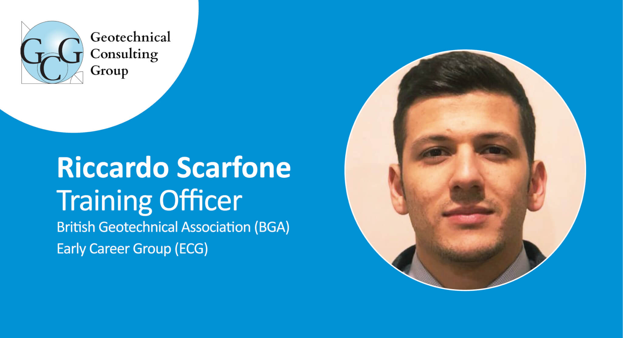 GCG Senior Geotechnical Engineer Elected to British Geotechnical Association Early Career Group (BGA ECG)