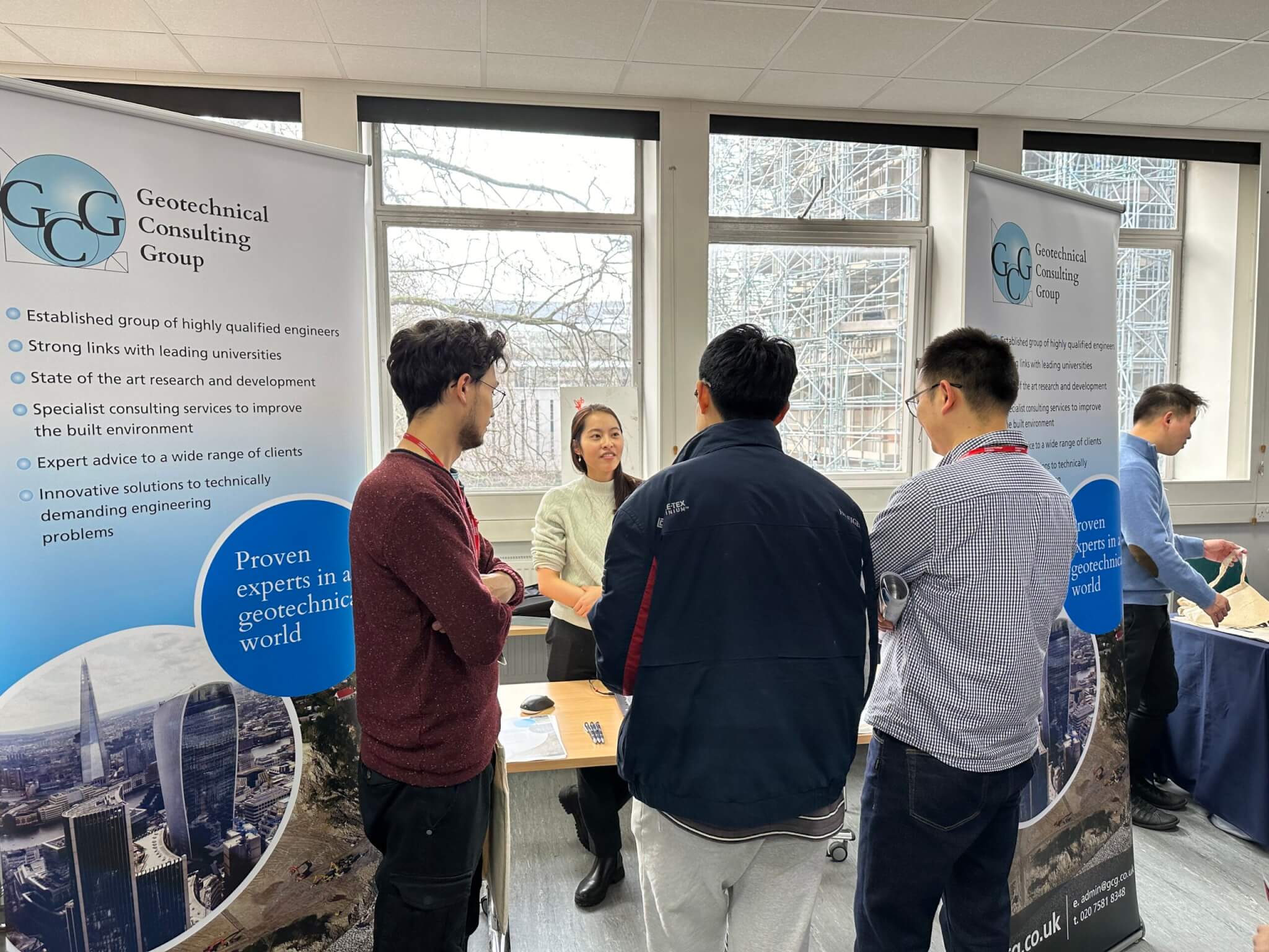 GCG at Imperial College London’s Geotechnical Engineering Careers Fair