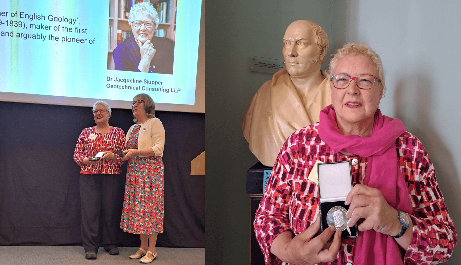 GCG’s Senior Consultant Dr Jackie Skipper receives the prestigious William Smith Medal