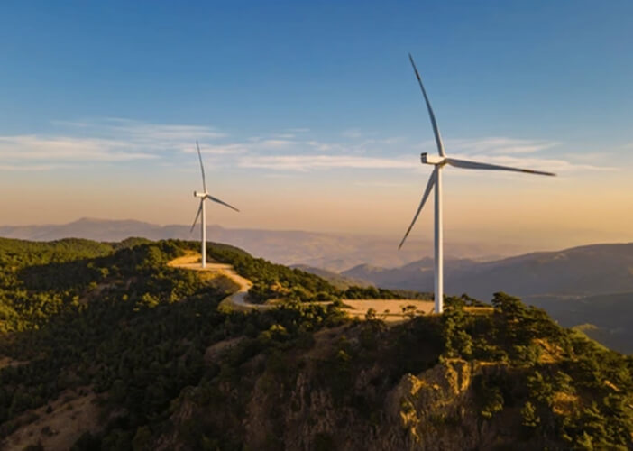 wind turbines