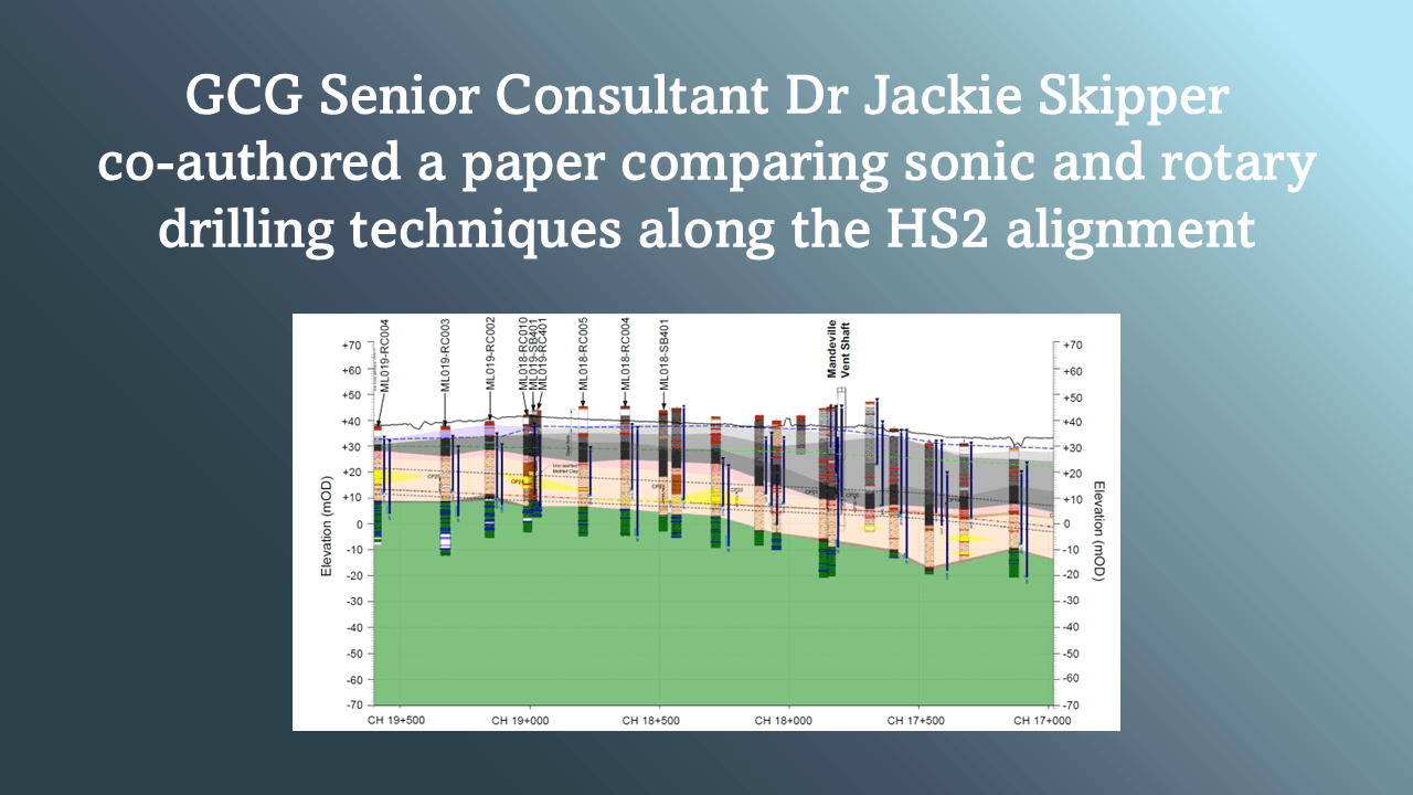 GCG Co-Authors New Research Comparing Sonic and Rotary Drilling on HS2